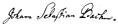 Bach Signature