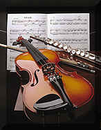 Violin and Music Score